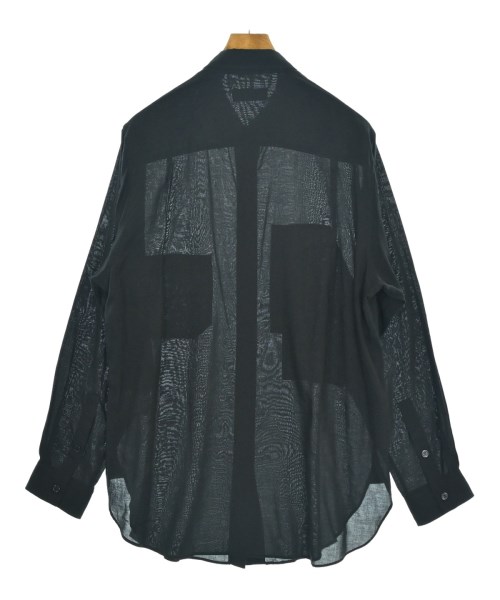 yohji yamamoto POUR HOMME（ヨウジヤマモトプールオム）カジュアルシャツ 黒 サイズ:2(S位) メンズ/2200726634055
