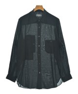yohji yamamoto POUR HOMME（ヨウジヤマモトプールオム）カジュアルシャツ 黒 サイズ:2(S位) メンズ/2200726634055