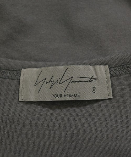 yohji yamamoto POUR HOMME（ヨウジヤマモトプールオム）Tシャツ・カットソー グレー サイズ:3(M位) メンズ/2200726634079