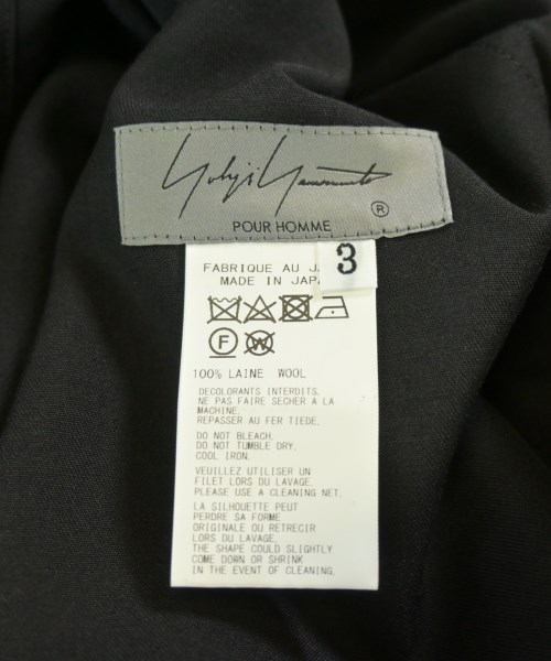yohji yamamoto POUR HOMME（ヨウジヤマモトプールオム）その他 黒 サイズ:3(M位) メンズ/2200726634093