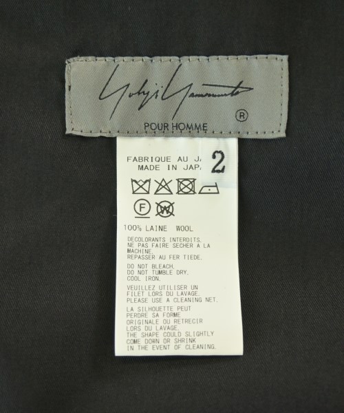 yohji yamamoto POUR HOMME（ヨウジヤマモトプールオム）その他 黒 サイズ:2(S位) メンズ/2200726634116