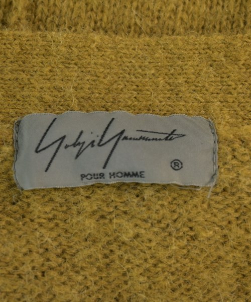 yohji yamamoto POUR HOMME（ヨウジヤマモトプールオム）カーディガン 黄 サイズ:3(M位) メンズ/2200736453011