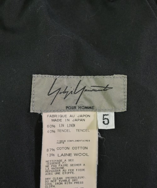 yohji yamamoto POUR HOMME（ヨウジヤマモトプールオム）その他 黒 サイズ:5(XL位) メンズ/2200736453028