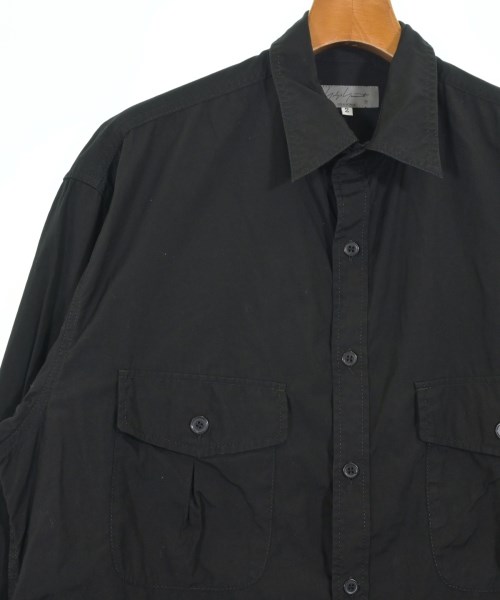 yohji yamamoto POUR HOMME（ヨウジヤマモトプールオム）カジュアルシャツ 黒 サイズ:2(S位) メンズ/2200736484015