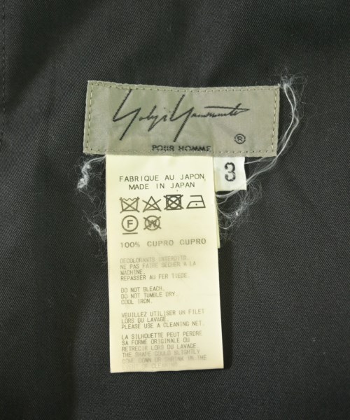 yohji yamamoto POUR HOMME（ヨウジヤマモトプールオム）その他 黒 サイズ:3(M位) メンズ/2200736767057
