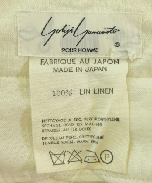 yohji yamamoto POUR HOMME（ヨウジヤマモトプールオム）その他 白 サイズ:S メンズ/2200720190045