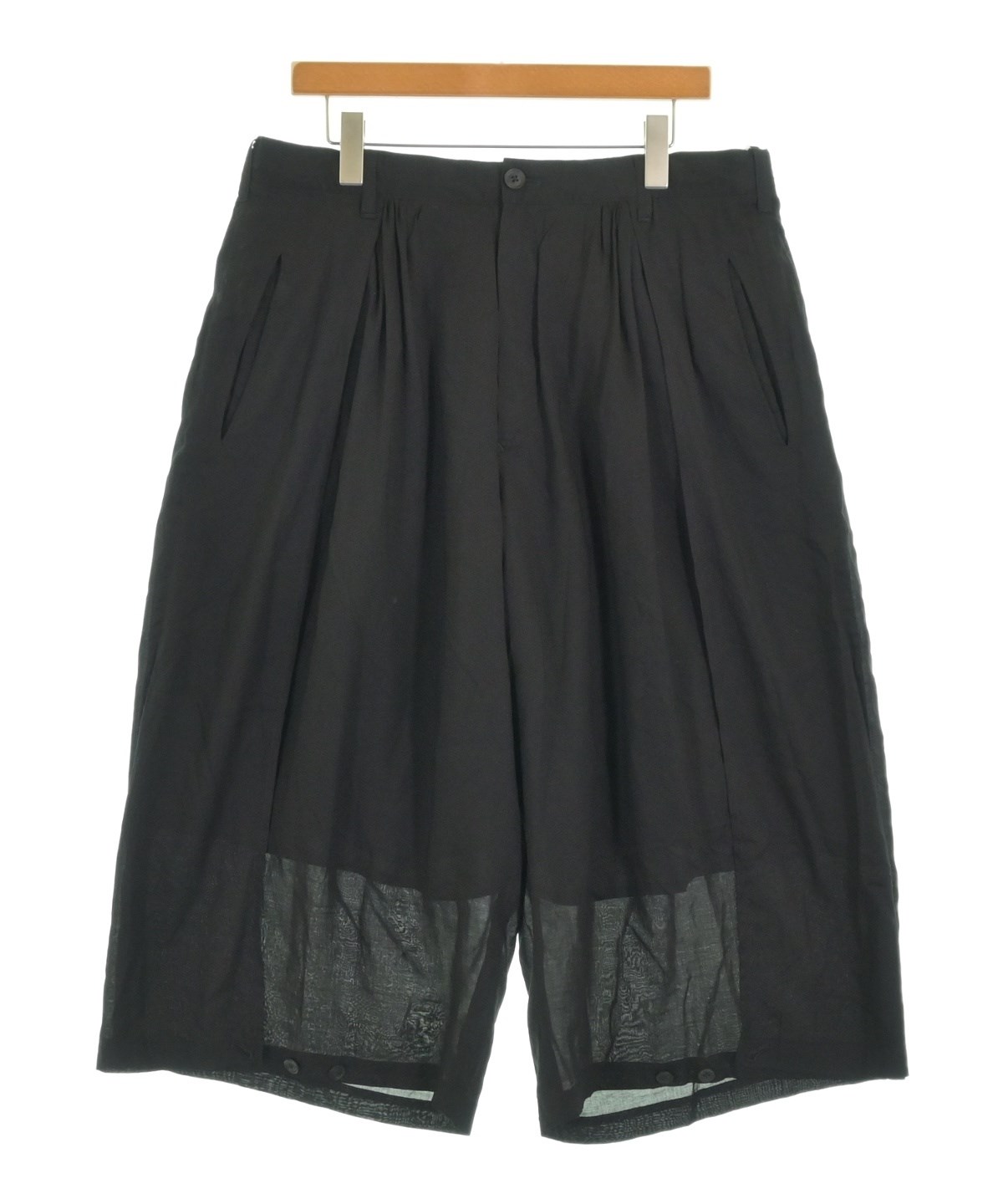 ヨウジヤマモト クロップドパンツ Yohji Yamamoto クロップド ワイド