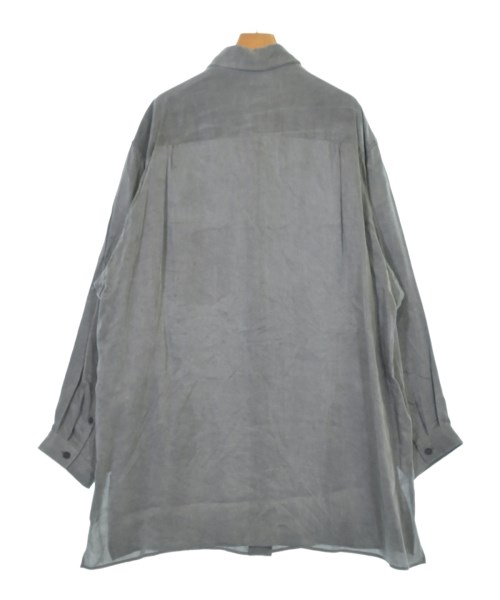 yohji yamamoto POUR HOMME（ヨウジヤマモトプールオム）カジュアルシャツ グレー サイズ:2(S位) メンズ/2200720350036