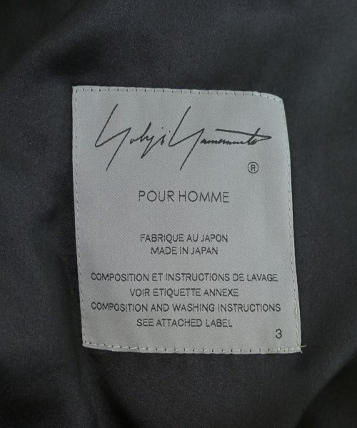 yohji yamamoto POUR HOMME（ヨウジヤマモトプールオム）その他 黒 サイズ:3(M位) メンズ/2200720445015