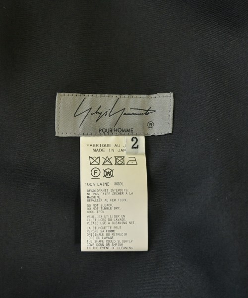 yohji yamamoto POUR HOMME（ヨウジヤマモトプールオム）その他 黒 サイズ:2(S位) メンズ/2200721919010