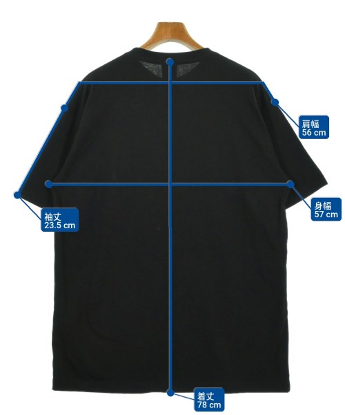 yohji yamamoto POUR HOMME（ヨウジヤマモトプールオム）Tシャツ・カットソー 黒 サイズ:6(XXL位) メンズ/2200722125076