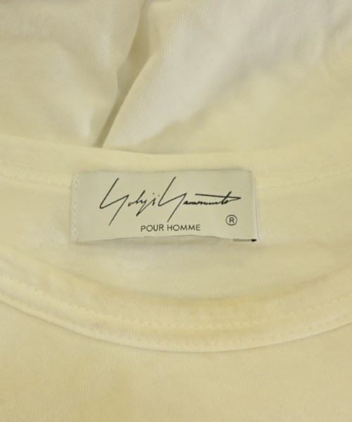 yohji yamamoto POUR HOMME（ヨウジヤマモトプールオム）Tシャツ・カットソー 白 サイズ:3(M位) メンズ/2200722131053