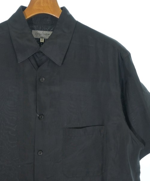 yohji yamamoto POUR HOMME（ヨウジヤマモトプールオム）カジュアルシャツ 黒 サイズ:2(S位) メンズ/2200721770079