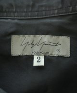 yohji yamamoto POUR HOMME（ヨウジヤマモトプールオム）カジュアルシャツ 黒 サイズ:2(S位) メンズ/2200721770079