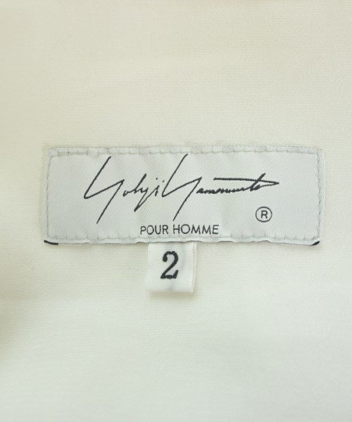 yohji yamamoto POUR HOMME（ヨウジヤマモトプールオム）カジュアルシャツ 白 サイズ:2(S位) メンズ/2200722329023