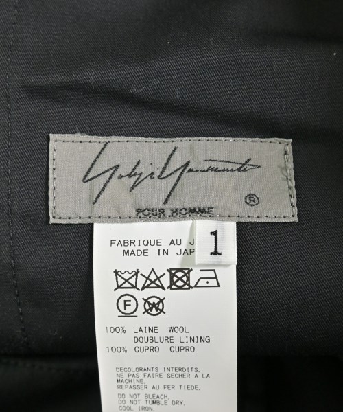 yohji yamamoto POUR HOMME（ヨウジヤマモトプールオム）その他 黒 サイズ:1(XS位) メンズ/2200718567064