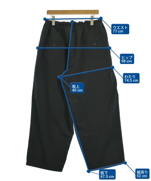 yohji yamamoto POUR HOMME（ヨウジヤマモトプールオム）その他 黒 サイズ:1(XS位) メンズ/2200718567064