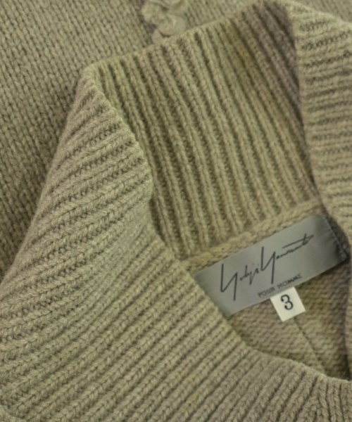yohji yamamoto POUR HOMME（ヨウジヤマモトプールオム）カーディガン ベージュ サイズ:3(M位) メンズ/2200720473179