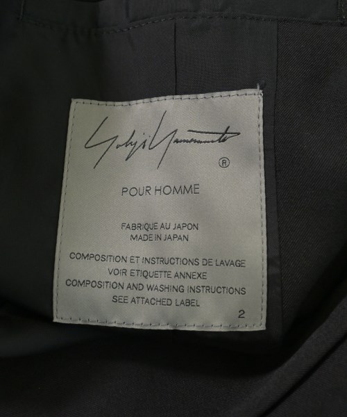 yohji yamamoto POUR HOMME（ヨウジヤマモトプールオム）ジャケット 黒 サイズ:2(S位) メンズ/2200720541038