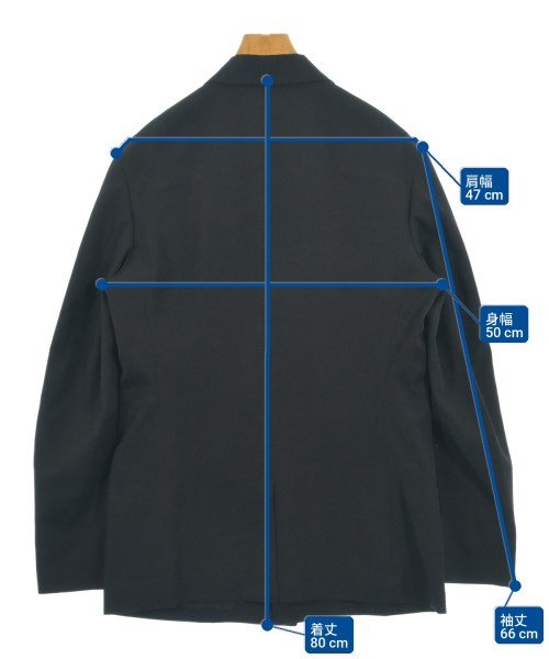 yohji yamamoto POUR HOMME（ヨウジヤマモトプールオム）ジャケット 黒 サイズ:2(S位) メンズ/2200720541038