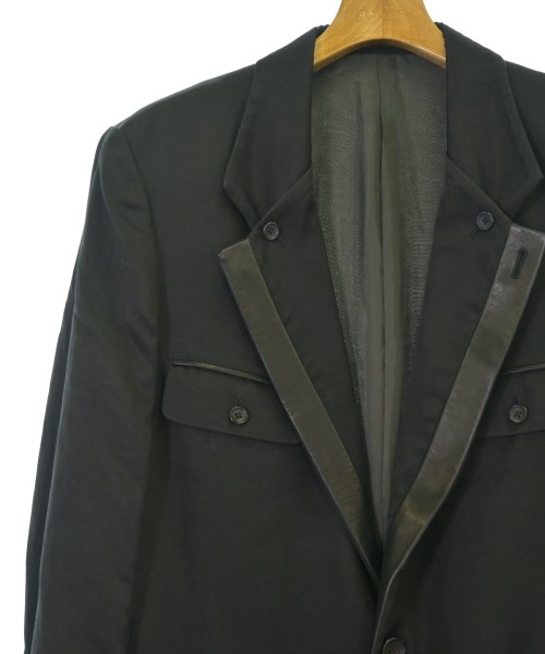 yohji yamamoto POUR HOMME（ヨウジヤマモトプールオム）チェスターコート 黒 サイズ:2(S位) メンズ/2200720541076