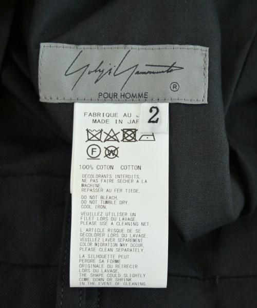 yohji yamamoto POUR HOMME（ヨウジヤマモトプールオム）その他 黒 サイズ:2(S位) メンズ/2200720541090