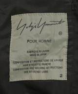 yohji yamamoto POUR HOMME（ヨウジヤマモトプールオム）カジュアルジャケット 黒 サイズ:2(S位) メンズ/2200724057047