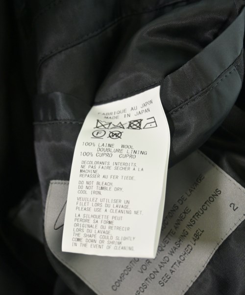 yohji yamamoto POUR HOMME（ヨウジヤマモトプールオム）ジャケット 黒 サイズ:2(S位) メンズ/2200724624027