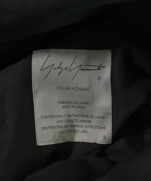 yohji yamamoto POUR HOMME（ヨウジヤマモトプールオム）ミリタリーブルゾン 黒 サイズ:3(M位) メンズ/2200724624034