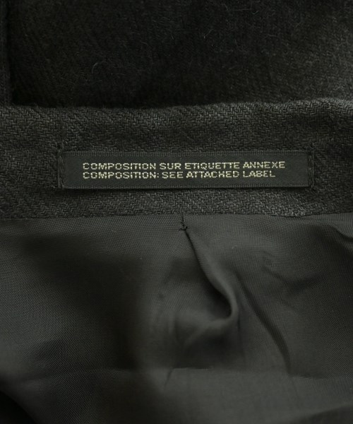 yohji yamamoto POUR HOMME（ヨウジヤマモトプールオム）チェスターコート 黒 サイズ:4(L位) メンズ/2200724624041