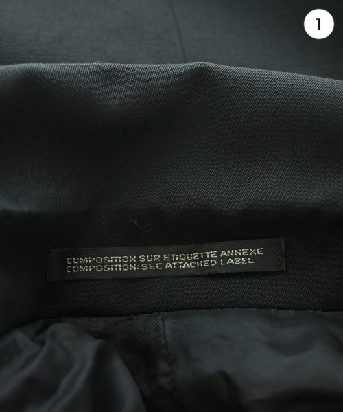 yohji yamamoto POUR HOMME（ヨウジヤマモトプールオム）テーラードジャケット 黒 サイズ:2(S位) メンズ/2200724624058