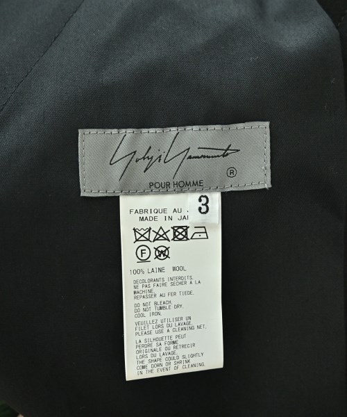 yohji yamamoto POUR HOMME（ヨウジヤマモトプールオム）その他 黒 サイズ:3(M位) メンズ/2200724624089