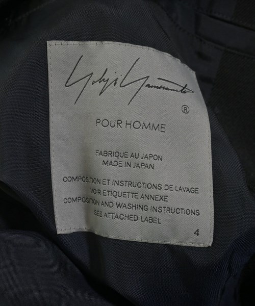 yohji yamamoto POUR HOMME（ヨウジヤマモトプールオム）その他 黒 サイズ:4(L位) メンズ/2200725379025