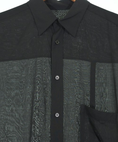 yohji yamamoto POUR HOMME（ヨウジヤマモトプールオム）カジュアルシャツ 黒 サイズ:3(M位) メンズ/2200725379056