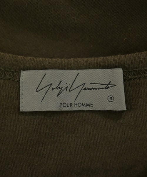 yohji yamamoto POUR HOMME（ヨウジヤマモトプールオム）Tシャツ・カットソー カーキ サイズ:3(M位) メンズ/2200725422189