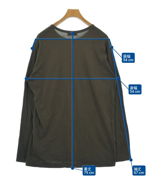 yohji yamamoto POUR HOMME（ヨウジヤマモトプールオム）Tシャツ・カットソー カーキ サイズ:3(M位) メンズ/2200725422189