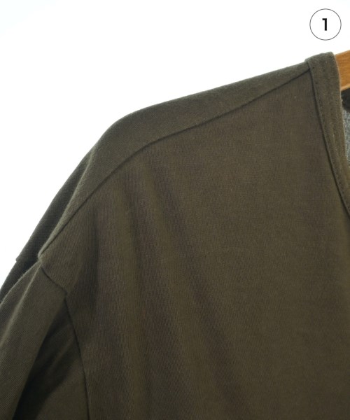 yohji yamamoto POUR HOMME（ヨウジヤマモトプールオム）Tシャツ・カットソー カーキ サイズ:3(M位) メンズ/2200725422189