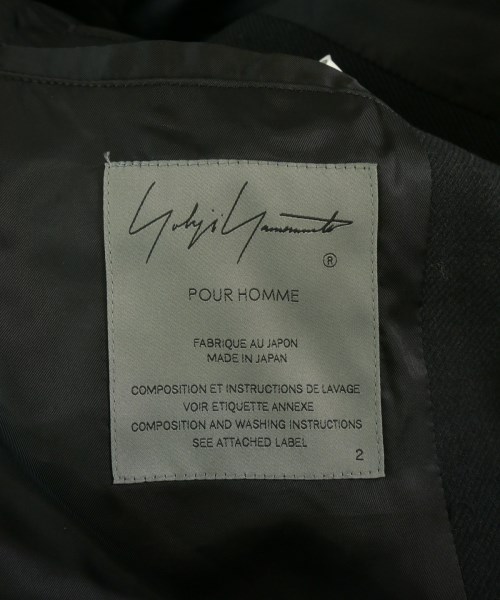 yohji yamamoto POUR HOMME（ヨウジヤマモトプールオム）コート 黒 サイズ:2(S位) メンズ/2200726210013