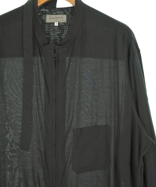 yohji yamamoto POUR HOMME（ヨウジヤマモトプールオム）カジュアルシャツ 黒 サイズ:2(S位) メンズ/2200726356018