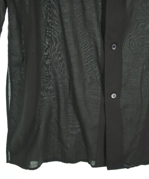 yohji yamamoto POUR HOMME（ヨウジヤマモトプールオム）カジュアルシャツ 黒 サイズ:2(S位) メンズ/2200726356018