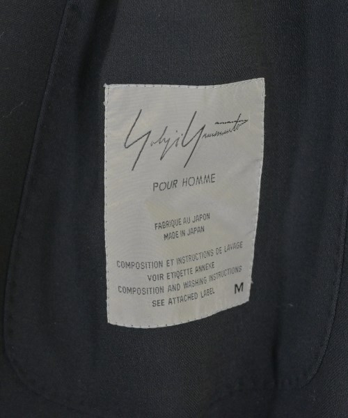 yohji yamamoto POUR HOMME（ヨウジヤマモトプールオム）その他 黒 サイズ:M メンズ/2200726533037