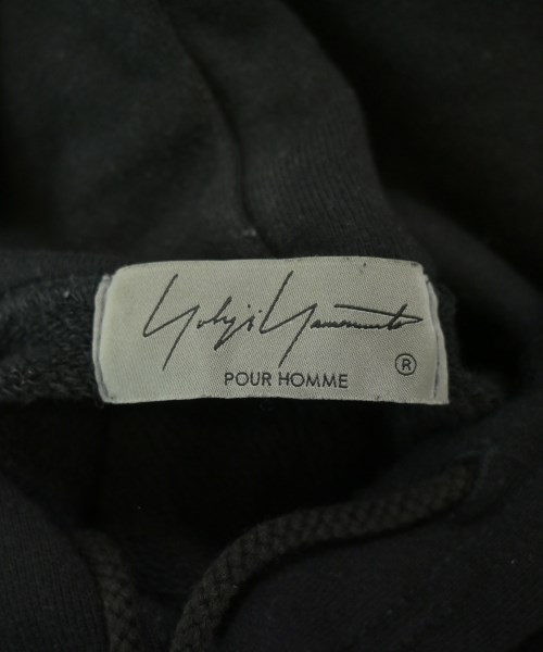 yohji yamamoto POUR HOMME（ヨウジヤマモトプールオム）パーカー 黒 サイズ:3(M位) メンズ/2200726730016