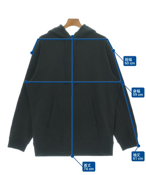 yohji yamamoto POUR HOMME（ヨウジヤマモトプールオム）パーカー 黒 サイズ:3(M位) メンズ/2200726730016