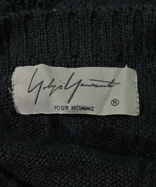 yohji yamamoto POUR HOMME（ヨウジヤマモトプールオム）カーディガン 黒 サイズ:3(M位) メンズ/2200727104137