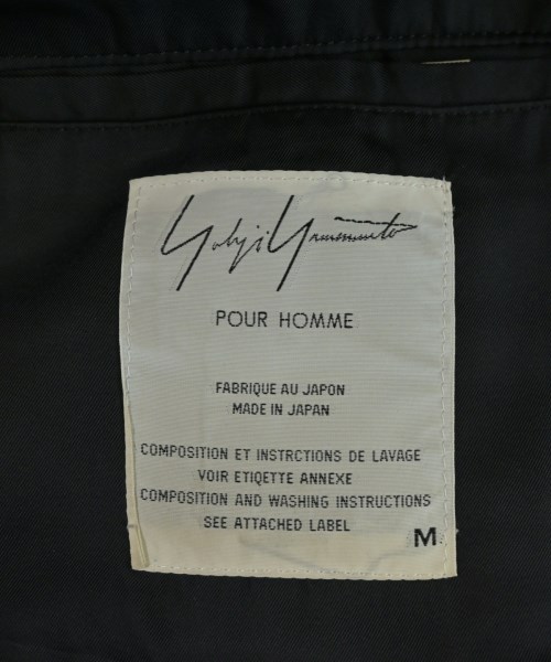 yohji yamamoto POUR HOMME（ヨウジヤマモトプールオム）カジュアルシャツ 黒 サイズ:M メンズ/2200727260017
