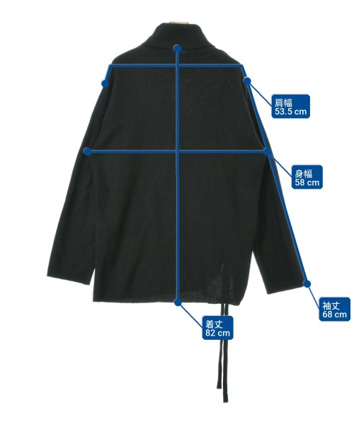 yohji yamamoto POUR HOMME（ヨウジヤマモトプールオム）ニット・セーター 黒 サイズ:3(M位) メンズ/2200727530035