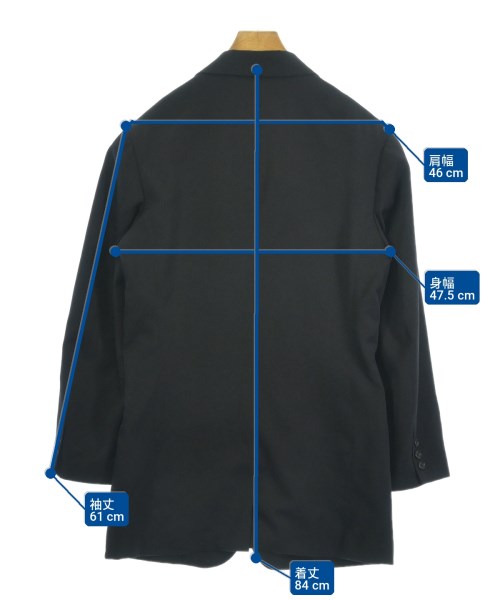 yohji yamamoto POUR HOMME（ヨウジヤマモトプールオム）カジュアルジャケット 黒 サイズ:3(M位) メンズ/2200727595010