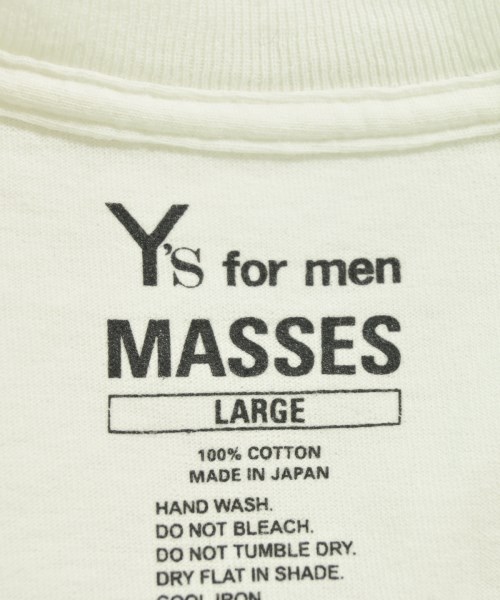 yohji yamamoto POUR HOMME（ヨウジヤマモトプールオム）Tシャツ・カットソー 白 サイズ:L メンズ/2200727829047