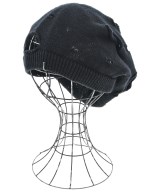 yohji yamamoto POUR HOMME（ヨウジヤマモトプールオム）ニットキャップ・ビーニー 黒 サイズ:- メンズ/2200727829092