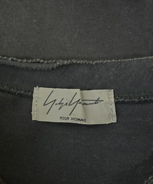 yohji yamamoto POUR HOMME（ヨウジヤマモトプールオム）Tシャツ・カットソー 黒 サイズ:3(M位) メンズ/2200728980105
